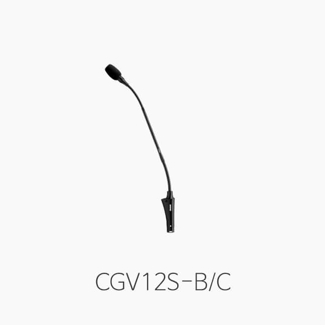 [SHURE] CVG12S-B/C, 구즈넥 콘덴서 마이크/ 길이 12인치/ 뮤트 스위치 LED