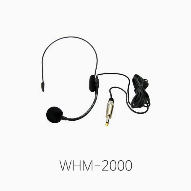 [WEM] WHM2000, 유선 다이나믹 헤드셋마이크