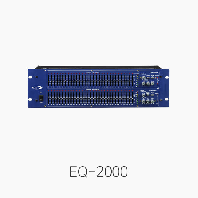 [E&amp;W] EQ-2000 그래픽 이퀄라이저/ 31밴드 스테레오