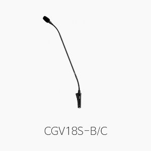 [SHURE] CVG18S-B/C, 구즈넥 콘덴서 마이크/ 길이 18인치/ 뮤트 스위치 LED