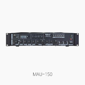 BEAT MAU-150 PA방송앰프/ 정격출력 150W/ USB 플레이어 내장