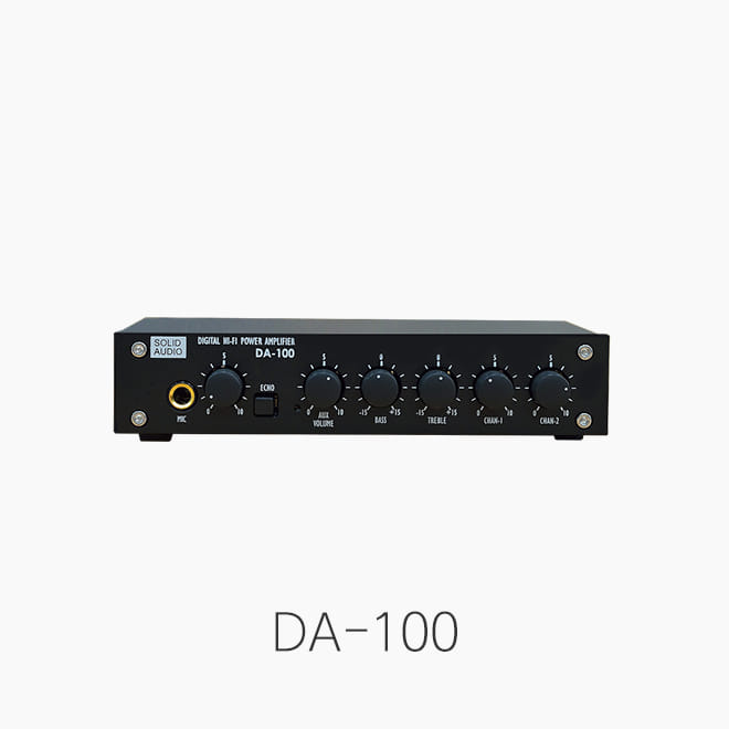 [SOUND DRIVE] DA-100, 2채널 컴팩트 앰프