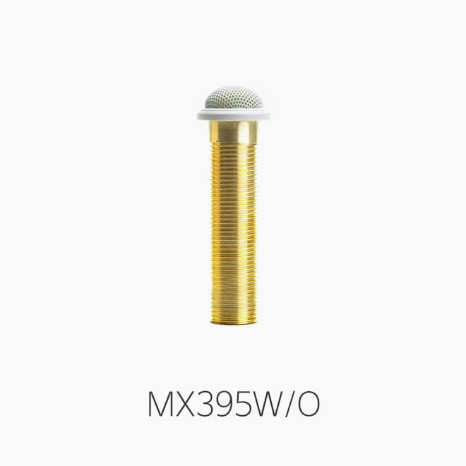 [SHURE] MX395WO, 소형 바운더리 마이크/ 전지향성/ 3핀 XLR/ 흰색