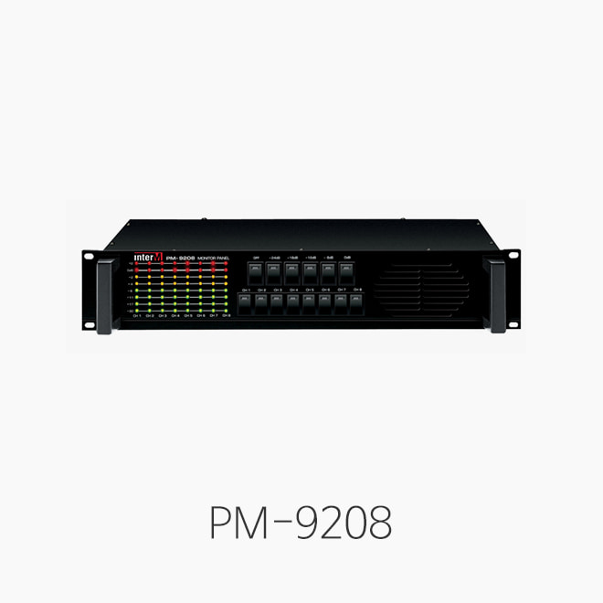 [인터엠] PM-9208 모니터 패널/ 8채널 선택스위치/ Monitor Panel (PM9208)