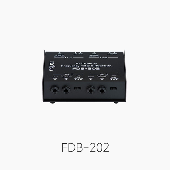 [MPA] FDB-202, 2채널 패시브 다이렉트 박스/ DI BOX/ FDB202