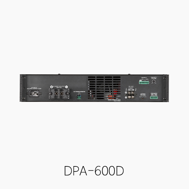 [인터엠] DPA-600D/DPA600D, 디지털 PA앰프/ 정격출력 600W*2채널