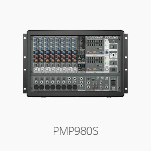 [베링거] PMP980S, 파워드 믹서/ 마이크 10채널 입력/ 4옴 250W/ 멀티이팩터 내장