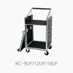 [E&amp;W] KC9UF/KC12UF/KC16UF, 믹서+앰프 콤바인 랙케이스/ 설치형으로 앞뒤커버 없는 모델