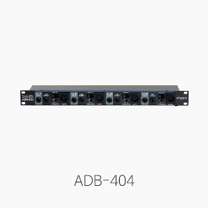 [MPA] ADB-404, 4채널 액티브 다이렉트 박스/ 랙 마운트용/ DI BOX/ ADB404