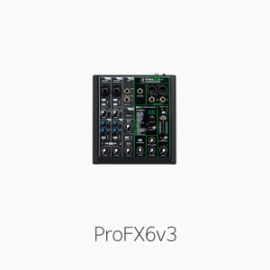 [MACKIE] ProFX6v3, 6채널 프로페셔널 이펙트 믹서