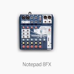 [Soundcraft] Notepad 8FX 오디오 믹서