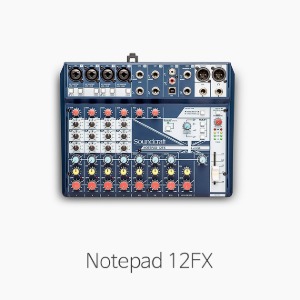 [Soundcraft] Notepad 12FX 오디오 믹서