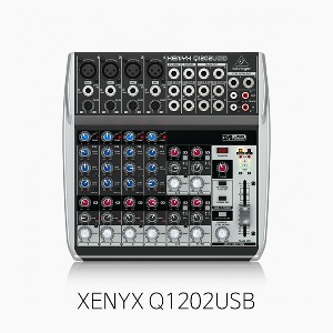 [베링거] XENYX Q1202USB, 아날로그 오디오믹서/ 12입력 2버스/ 콤프/ 오디오인터페이스