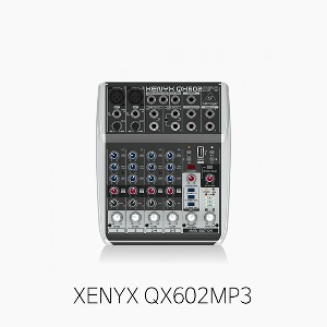 [베링거] XENYX QX602MP3/ 6입력 2버스/ FX/ MP3플레이어