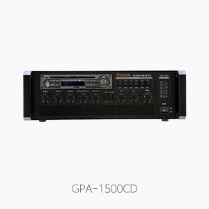 [Sweico] GPA-1500CD PA믹싱앰프/ 정격출력 150W/ CDP모듈 내장