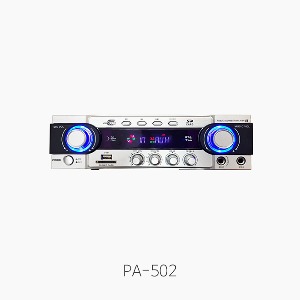 [E&amp;W] PA-502 미니앰프/ 2채널 하이로우 겸용/ 50W